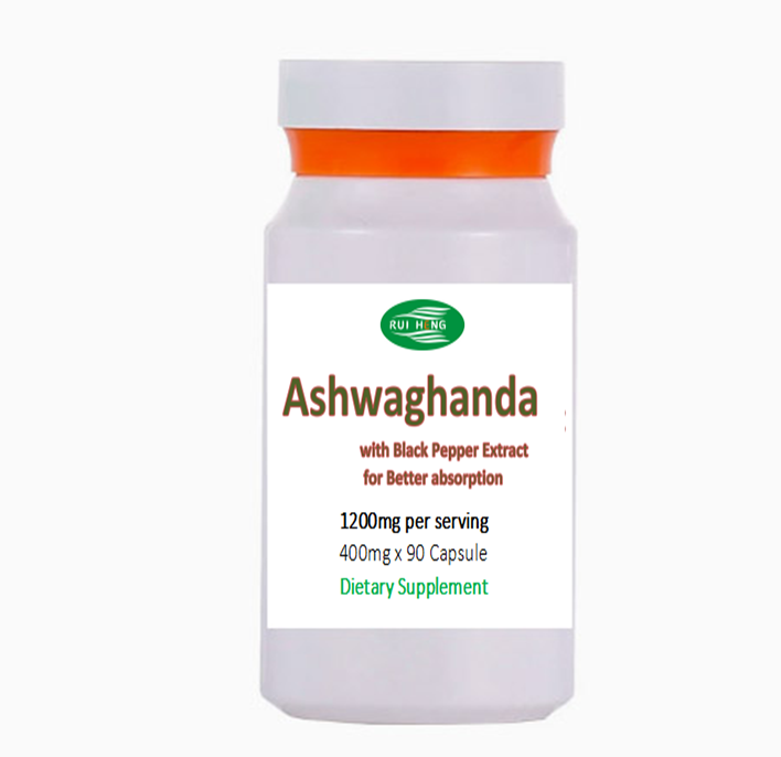 Ashwagandha Extract Root - Suplemento em Cápsulas de Extrato de