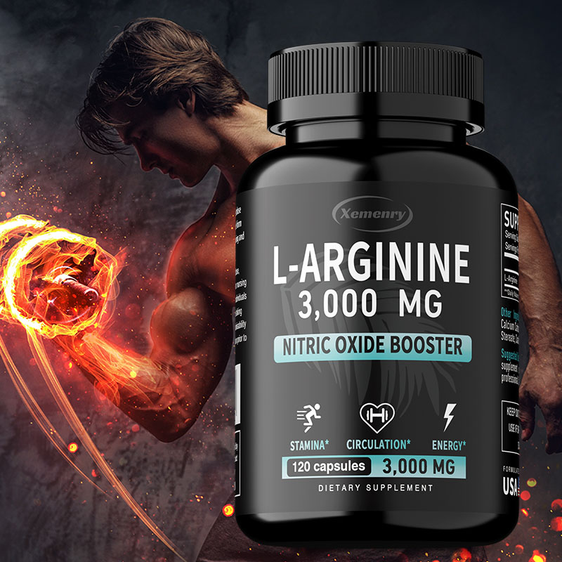 Pre Workout Supplement - L-Arginina - Apoia o crescimento muscular,