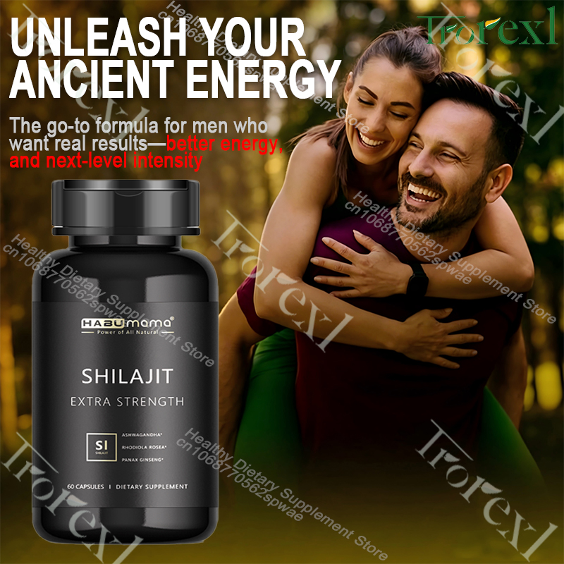 Ashwagandha Extract Root - Suplemento Masculino com Shilajit Natural Premium