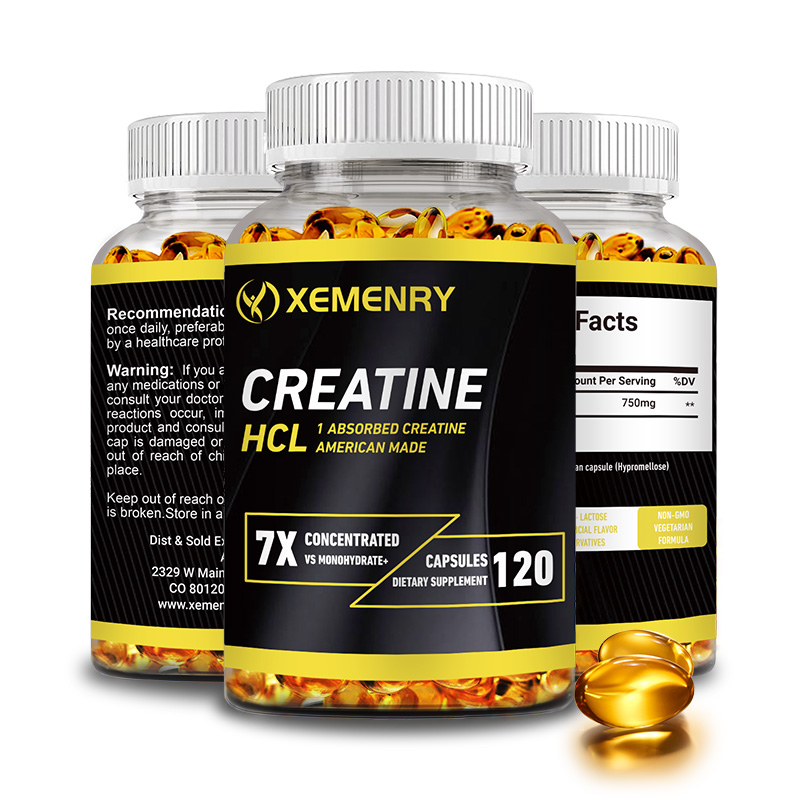 Pre Workout Supplement - Cápsulas de creatina HCL - Creatina