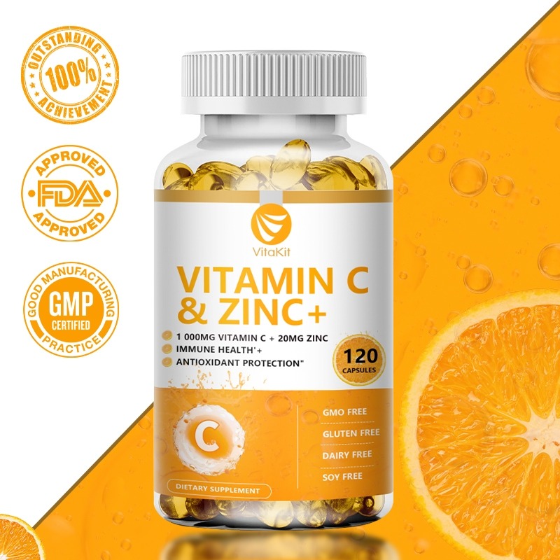 Nutrition Zinc - Vitakit Vitamina C 1000mg com Zinco