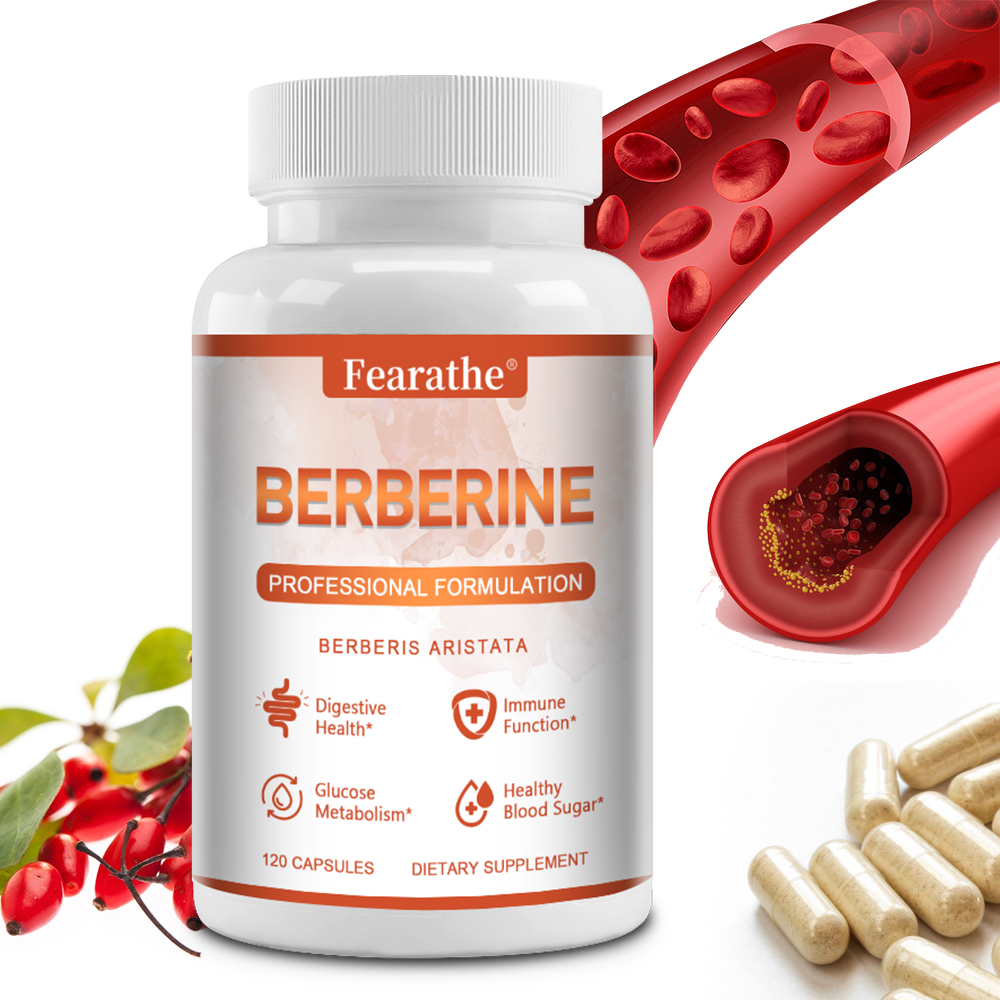 Berberine Hcl Capsule - Cápsulas de Berberina HCL 1200mg, Apoiam