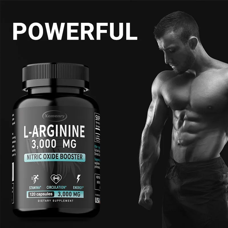 Pre Workout Supplement - Suplemento de cápsulas L-Arginina - para
