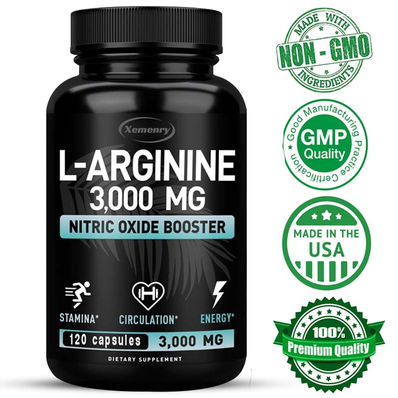 Pre Workout Supplement - Suplemento L-Arginina Boost Endurance - Aumentar
