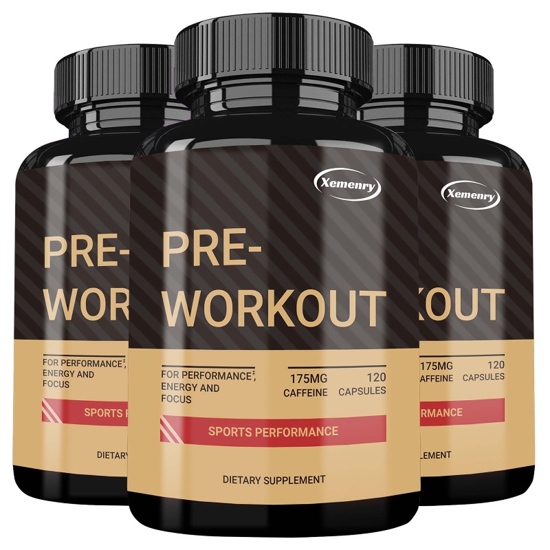 Pre Workout Supplement - Suplemento Pré-Treino - Promove Crescimento Muscular,