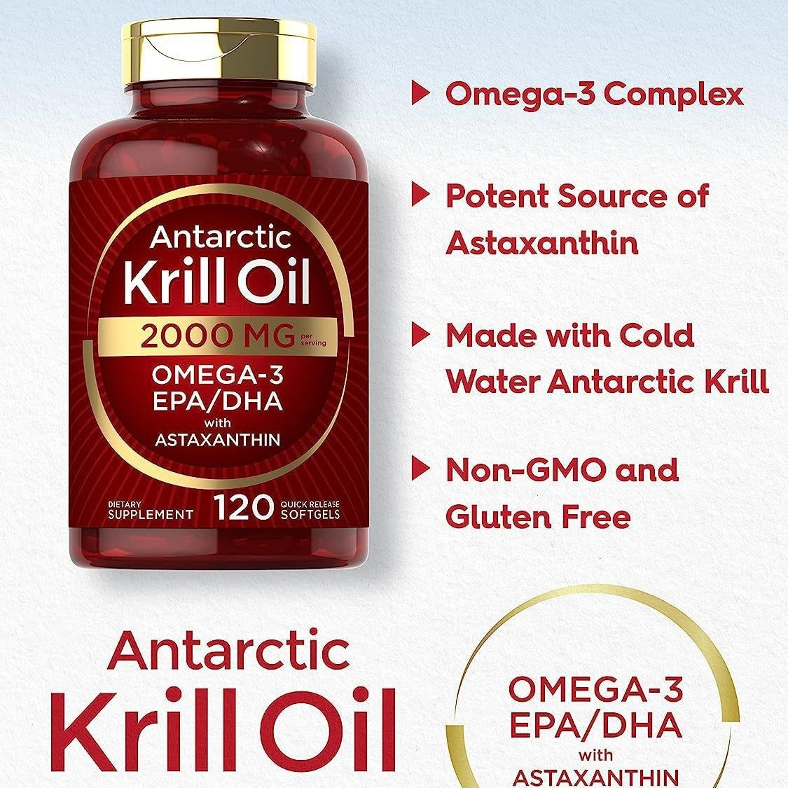Nutrition And Fitness - Cápsulas macias de óleo de Krill