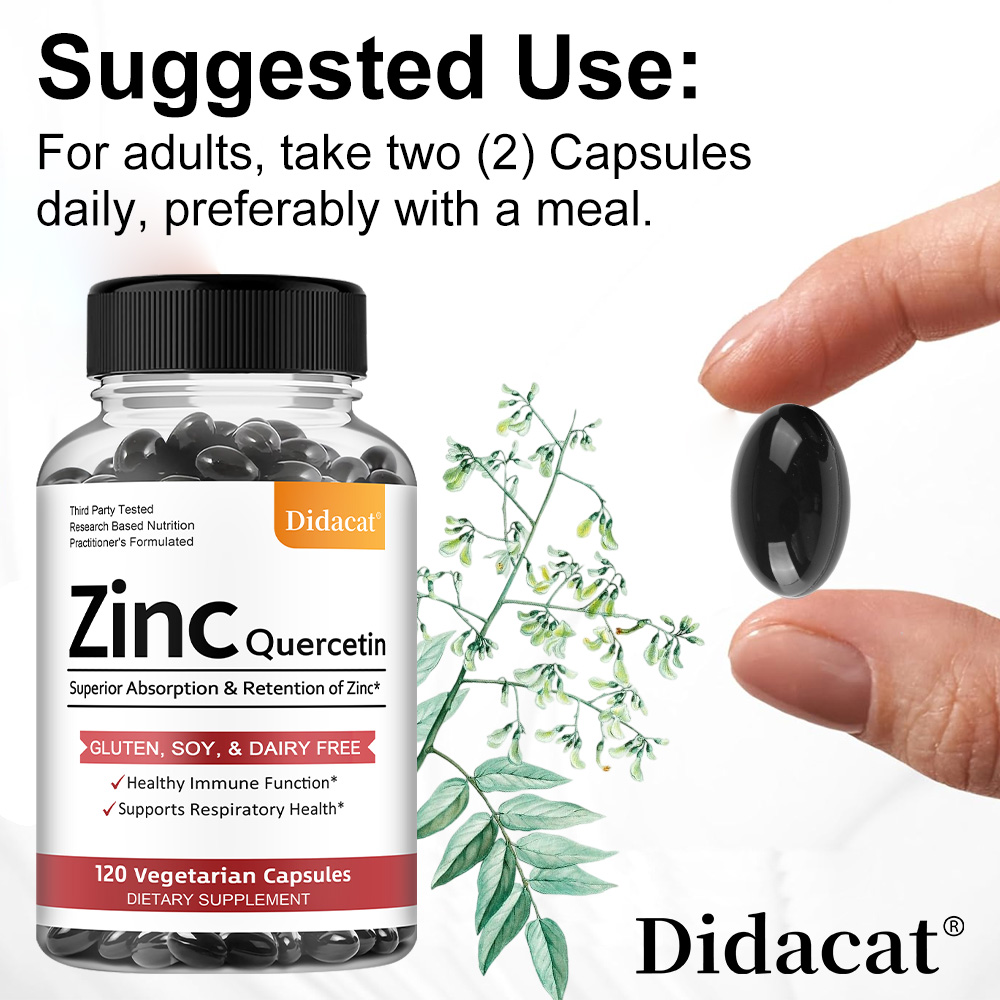 Cápsulas Vegetarianas de Querc - Nutrition Zinc avaliação e preço
