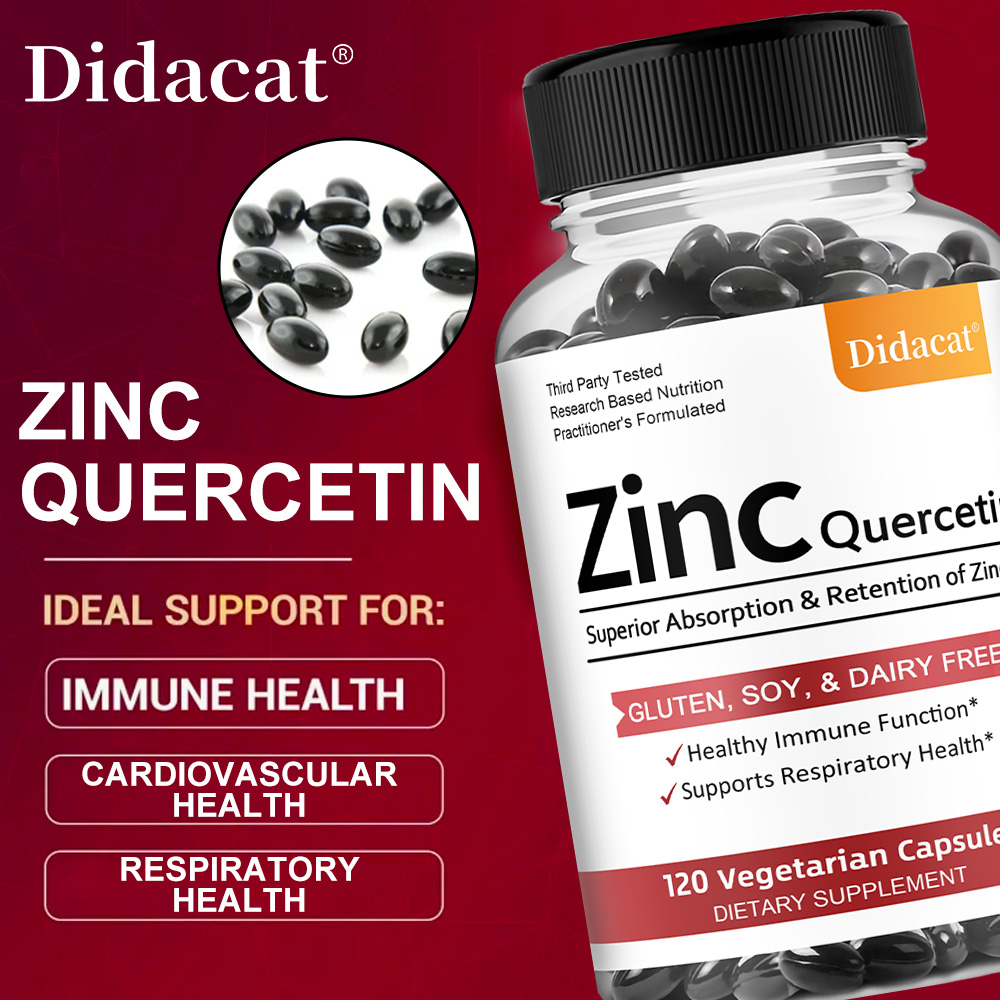 Cápsulas Vegetarianas de Querc - Nutrition Zinc avaliação e preço