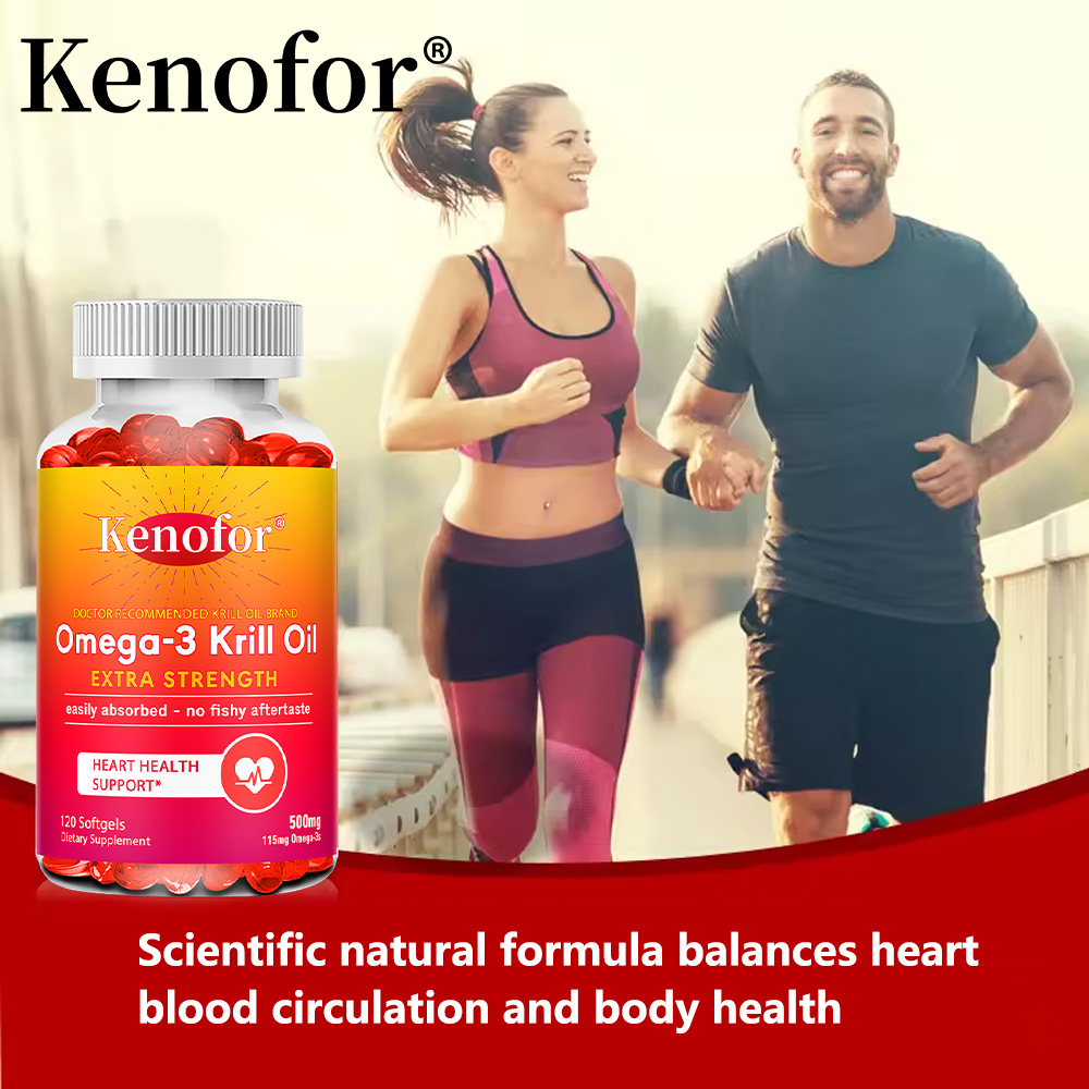 Óleo de krill antártico 500mg  - Krill Oil Supplement avaliação e preço