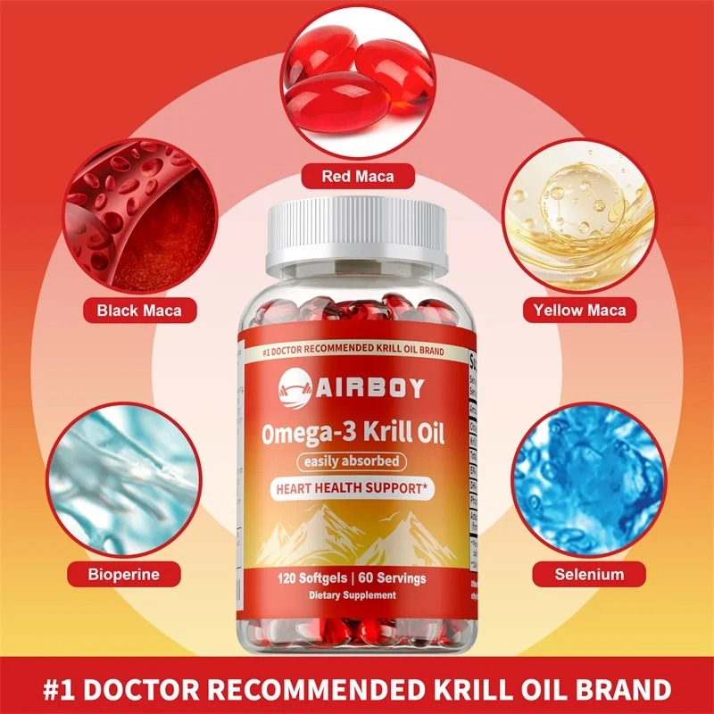 Óleo de Krill Omega-3 com EPA, - Krill Oil Supplement avaliação e preço