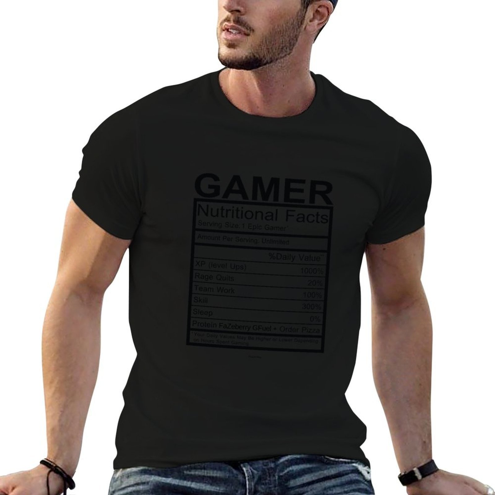 Camiseta com gráfico de inform - Nutrition And Fitness avaliação e preço