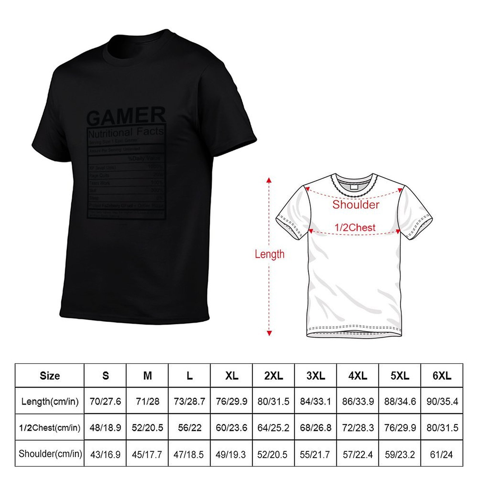 Camiseta com gráfico de inform - Nutrition And Fitness avaliação e preço