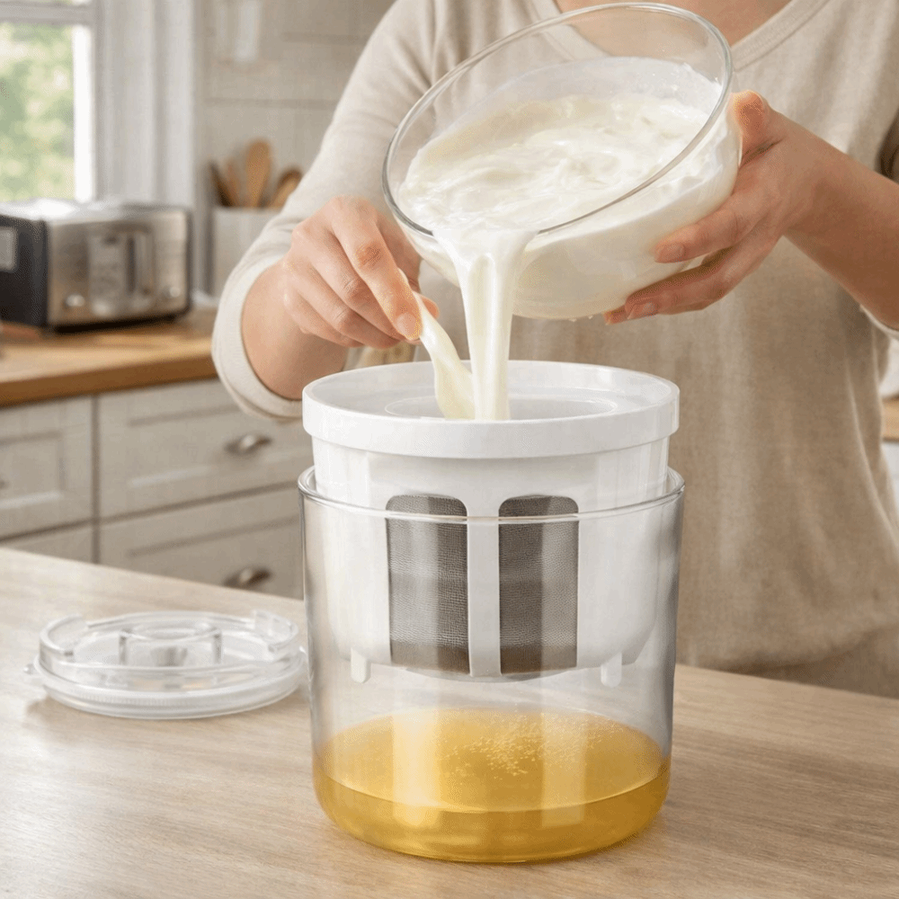 Coador de Iogurte em Aço Inoxi - Nutrition And Fitness avaliação e preço