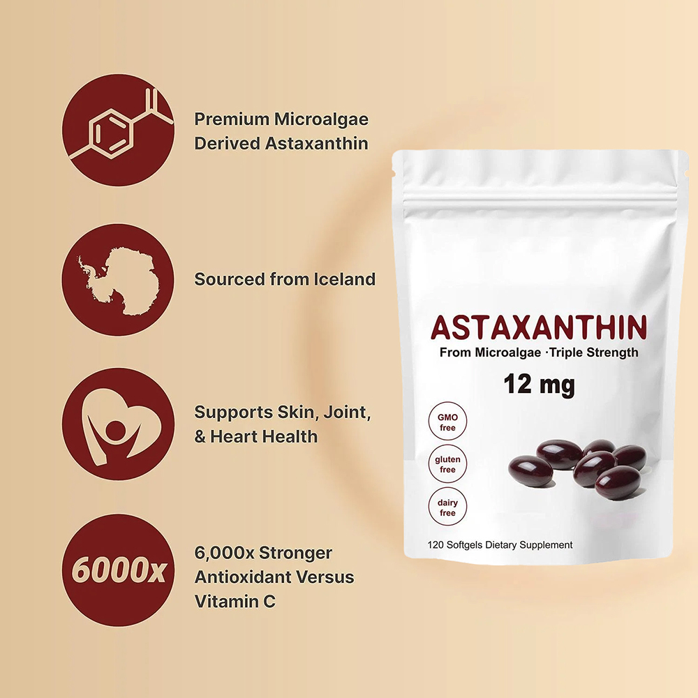 Cápsulas moles de astaxantina  - Pre Workout Supplement avaliação e preço