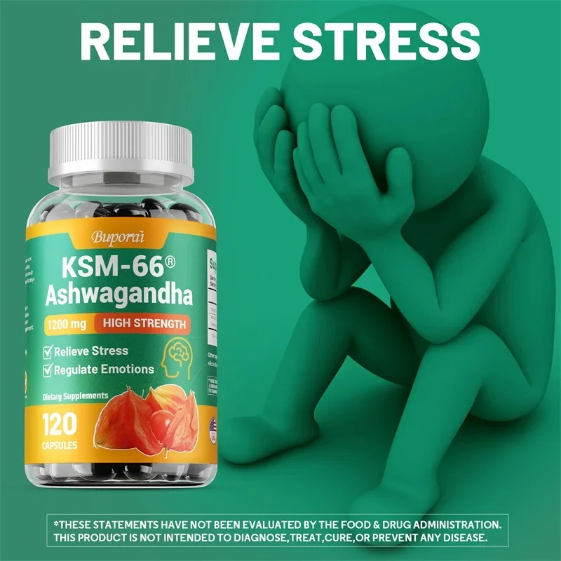 KSM-66 Ashwagandha 1200 mg cáp - Ashwagandha Extract Root avaliação e preço