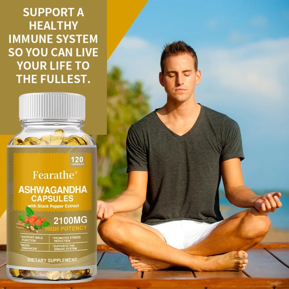 Cápsulas de Ashwagandha 2100mg - Ashwagandha Extract Root avaliação e preço