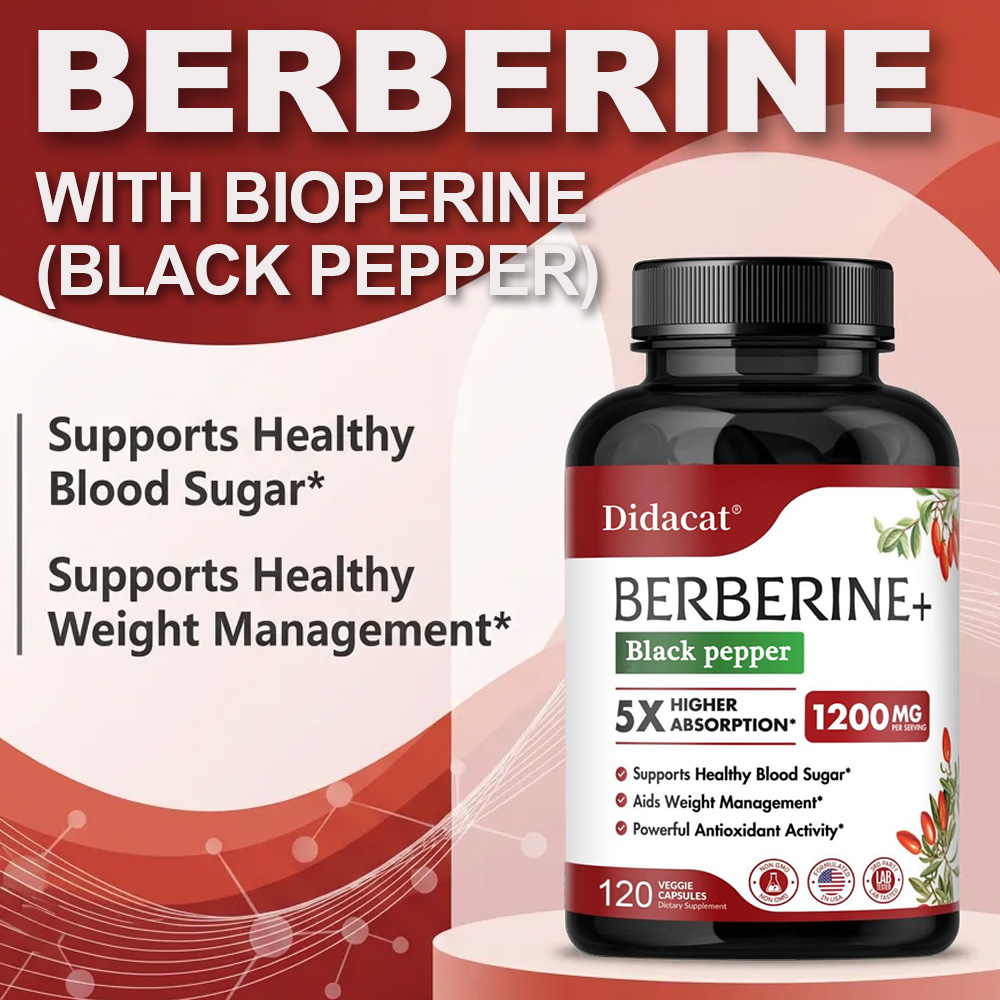 Suplemento de Berberina 1200mg - Berberine Hcl Capsule avaliação e preço