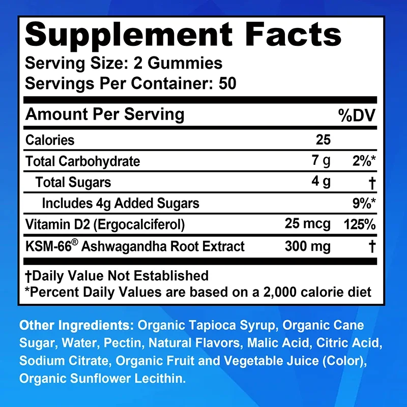 Gomas de Ashwagandha - Alívio  - Ashwagandha Extract Root avaliação e preço