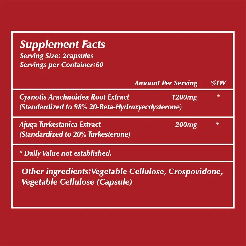 Suplementos Beta Ecdysterona e - Pre Workout Supplement avaliação e preço